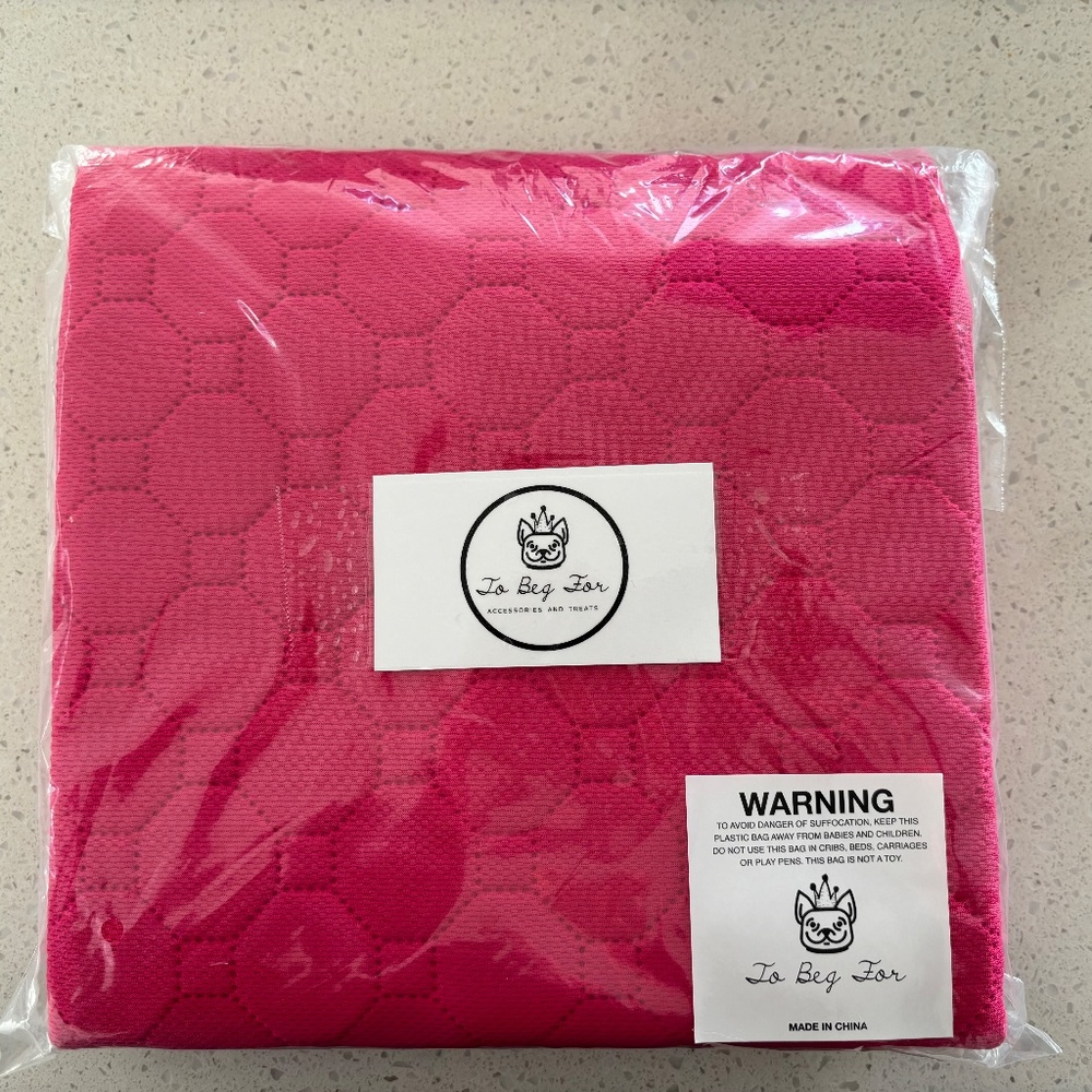 Reusable,Washable, Waterproof dog pad,  24"W X 36"L fitting a medium size crate